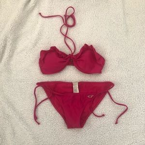 Pink Hollister Bikini Small